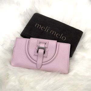 Meli Melo halo wallet blush Pink wallet NWT rare!